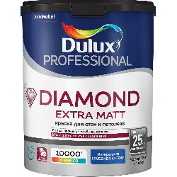 Краска Dulux Diamond Extra Matt BC 0.9л глубокоматовая латексная краска 